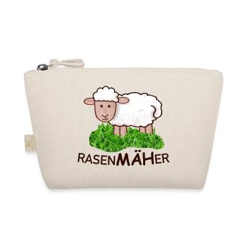 RasenMäher Schaf Cartoon - Bio-Täschchen - Natur - Vorne