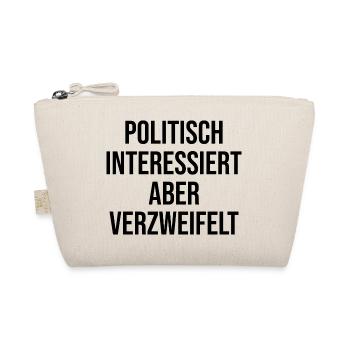 politik politisch interessiert verzweifelt Wahl - Bio-Täschchen - Natur - Vorne