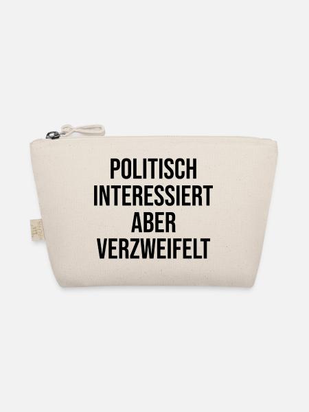 politik politisch interessiert verzweifelt Wahl - Bio-Täschchen - Natur