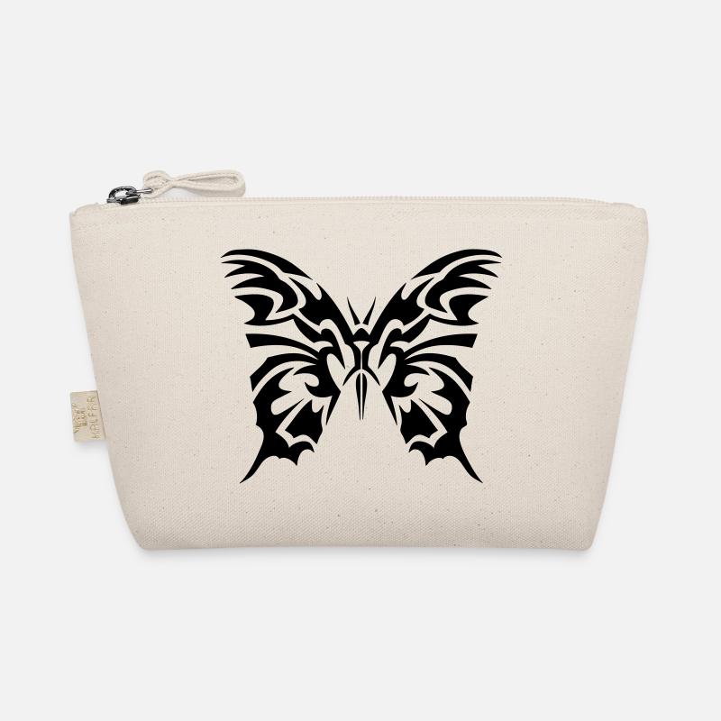 tribal butterfly - Organic Pouch - nature