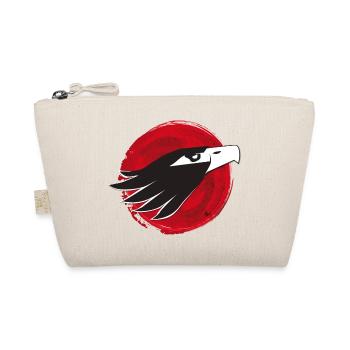 adler japan vogel fliegen rot sehen kopf indianer - Bio-Täschchen - Natur - Vorne