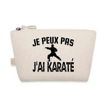 je peux pas j'ai karaté - Trousse biologique - nature - Devant