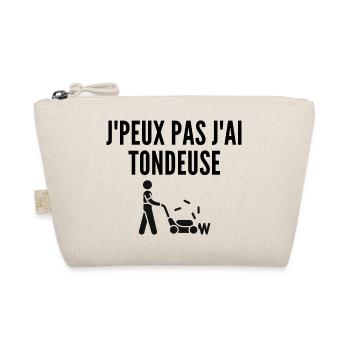j peux pas j ai tondeuse humour - Trousse biologique - nature - Devant