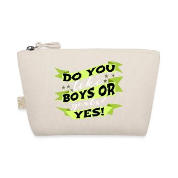 bisexuality joke gender roles quote - Organic Pouch - nature - Front