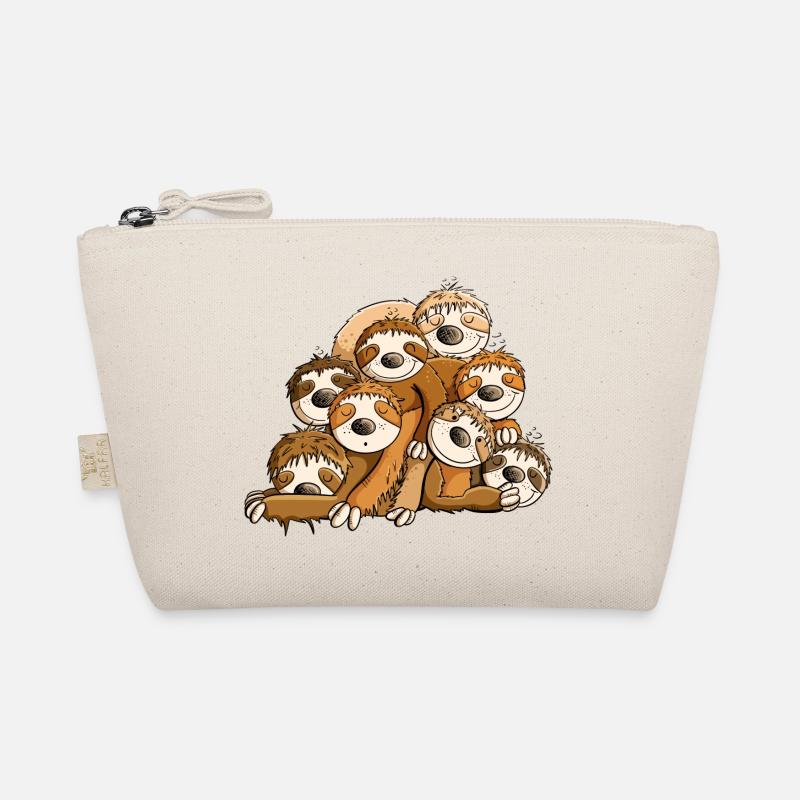 Big Sloth Heap I Chilling Animals Lazy Organic Pouch