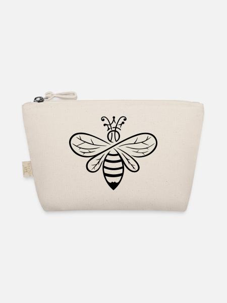 Bee Queen Bee Queen - Organic Pouch - nature - Front
