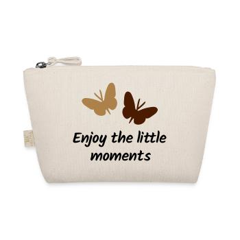 Enjoy the little moments (butterflies) - Organic Pouch - nature - Front