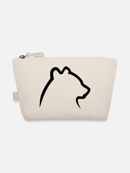 Bear 1 - Organic Pouch - nature - Front