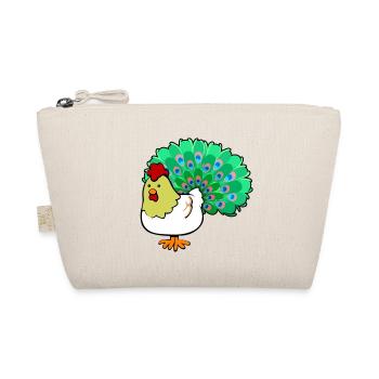 chicken peacock - Organic Pouch - nature - Front