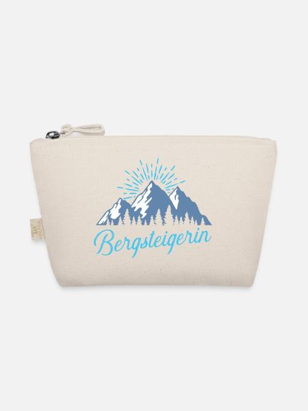 Alpen-Gipfel mit Sonnenstrahlen - Bio-Täschchen - Natur