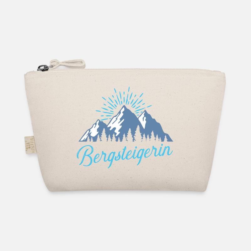 Alpen-Gipfel mit Sonnenstrahlen Bio-Täschchen