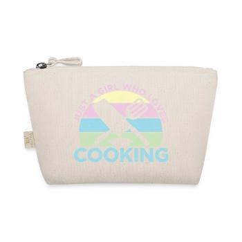 Just A Girl Who Loves Cooking Sous Gourmet Chef Co - Organic Pouch - nature - Front