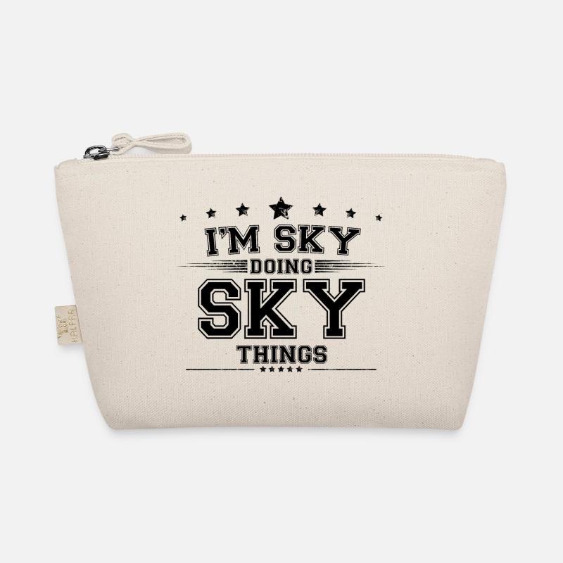 Ich bin Sky, der Sky-Dinge macht Bio-Täschchen