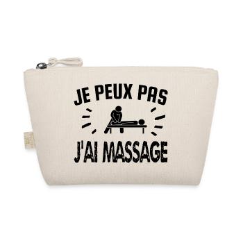 je peux pas j'ai massage - Trousse biologique - nature - Devant