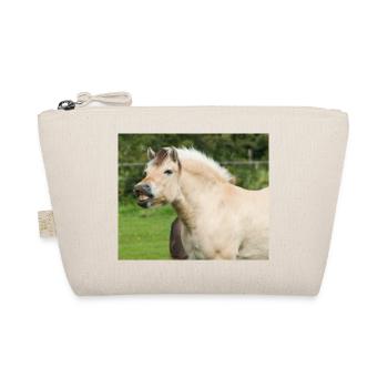 Horse. Pferd. - Bio-Täschchen - Natur - Vorne