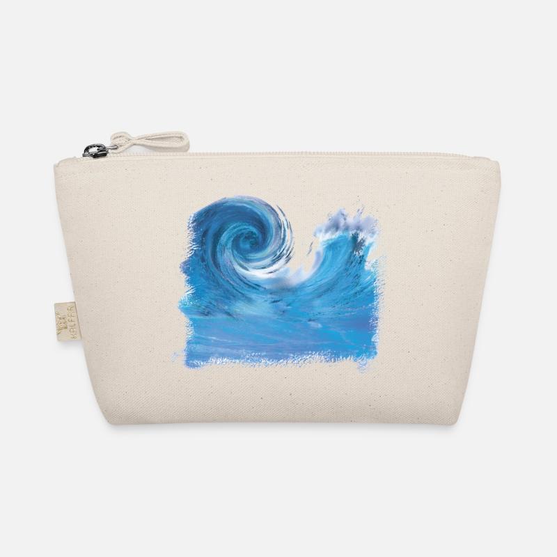 Welle Grafik Bio-Täschchen