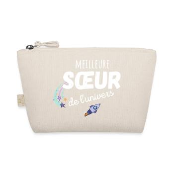 meilleure sœur de l'univers cadeau sœur - Trousse biologique - nature - Devant