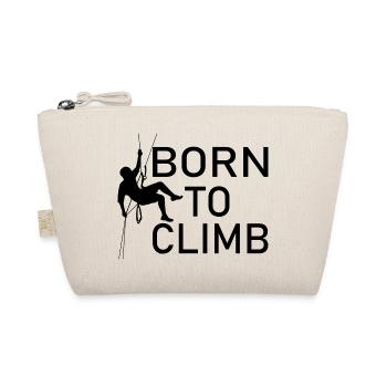 Bouldern Klettern Climbing - Bio-Täschchen - Natur - Vorne