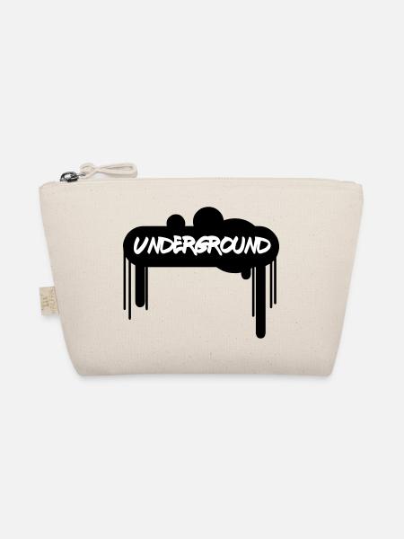 Spray Underground –Graffiti Style Streetart Design - Bio-Täschchen - Natur