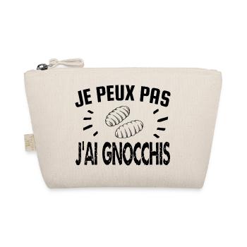 je peux pas j'ai gnocchis - Trousse biologique - nature - Devant