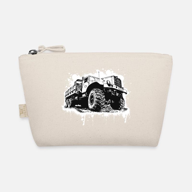 Kraz truck black white Organic Pouch