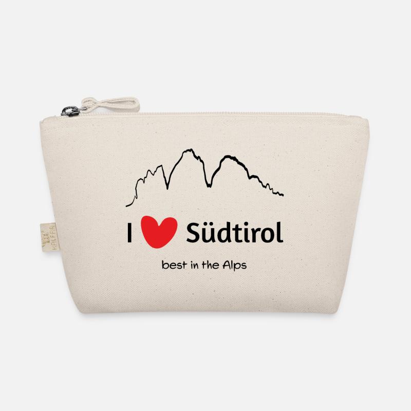 Südtirol (black) Bio-Täschchen
