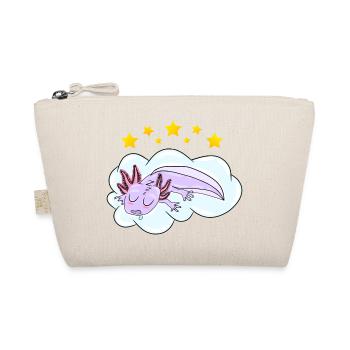 Sleeping Oxolotl - Organic Pouch - nature - Front