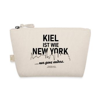 Kiel ist wie New York - Bio-Täschchen - Natur - Vorne