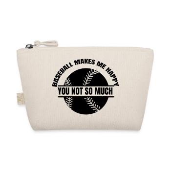 Baseball Baseball Lover Cadeau Jeu de baseball - Trousse biologique - nature - Devant