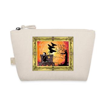 Horror Middle Ages Castle Fortress Grim Reaper Death - Organic Pouch - nature - Front