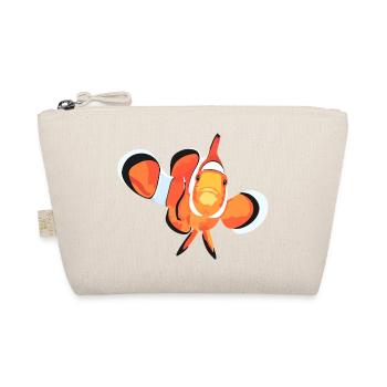 Fisch Aquarium Clownfisch Anemonenfisch Taucher - Bio-Täschchen - Natur - Vorne