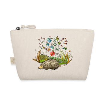 Hedgehog - Organic Pouch - nature - Front