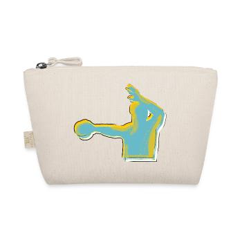 Handball Player Design - Organic Pouch - nature - Front