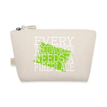 sexy carpenter tshirts chop wood - Organic Pouch - nature - Front