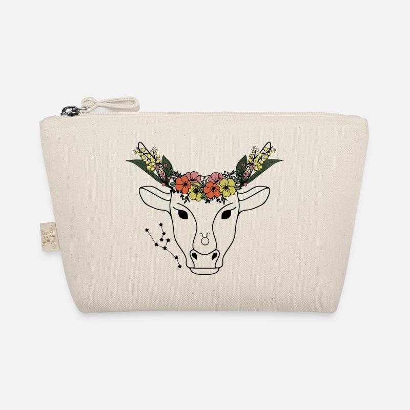 Zodiac Flower Retro Organic Pouch