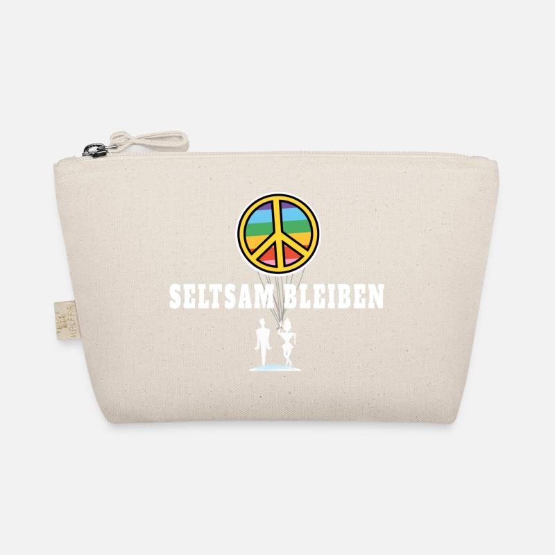 Seltsam Bleiben Spruch Bio-Täschchen