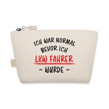 LKW Fahrer Lustige Spruch Lastkraftwagen Geschenk - Bio-Täschchen - Natur - Vorne