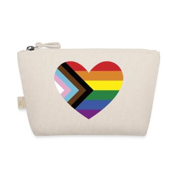 coeur LGBTQ - Trousse biologique - nature - Devant