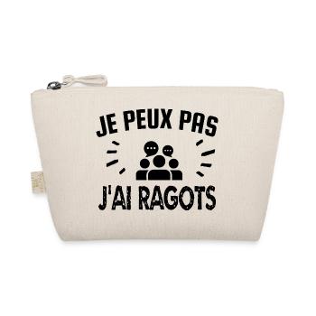 je peux pas j'ai ragots - Trousse biologique - nature - Devant