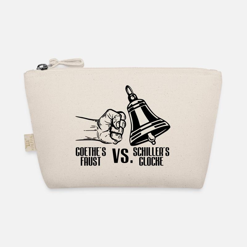 Farbe änderbar | Goethe vs. Schiller Bio-Täschchen