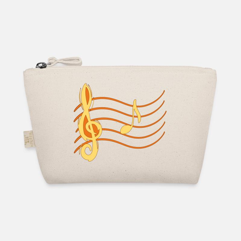 Violin Key Note La / A Note Lines Sheet Music Sheet Organic Pouch