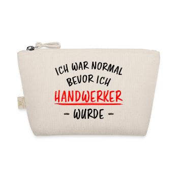 Handwerker Lustiger Spruch Job Heimwerker Geschenk - Bio-Täschchen - Natur - Vorne