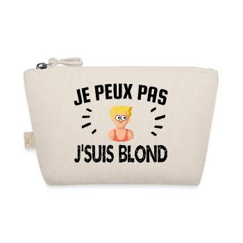 je peux pas je suis blond - Trousse biologique - nature - Devant