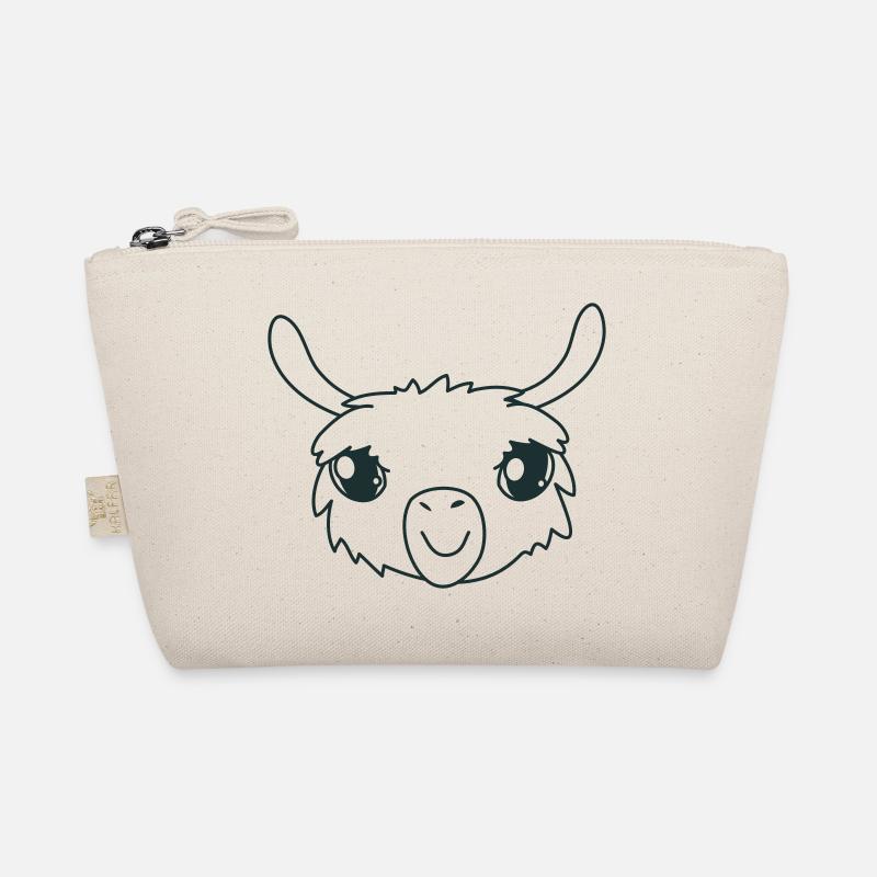 tête de lama avec un joli petit sourire Trousse biologique