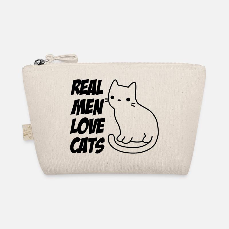 Echte Männer lieben Katzen Bio-Täschchen