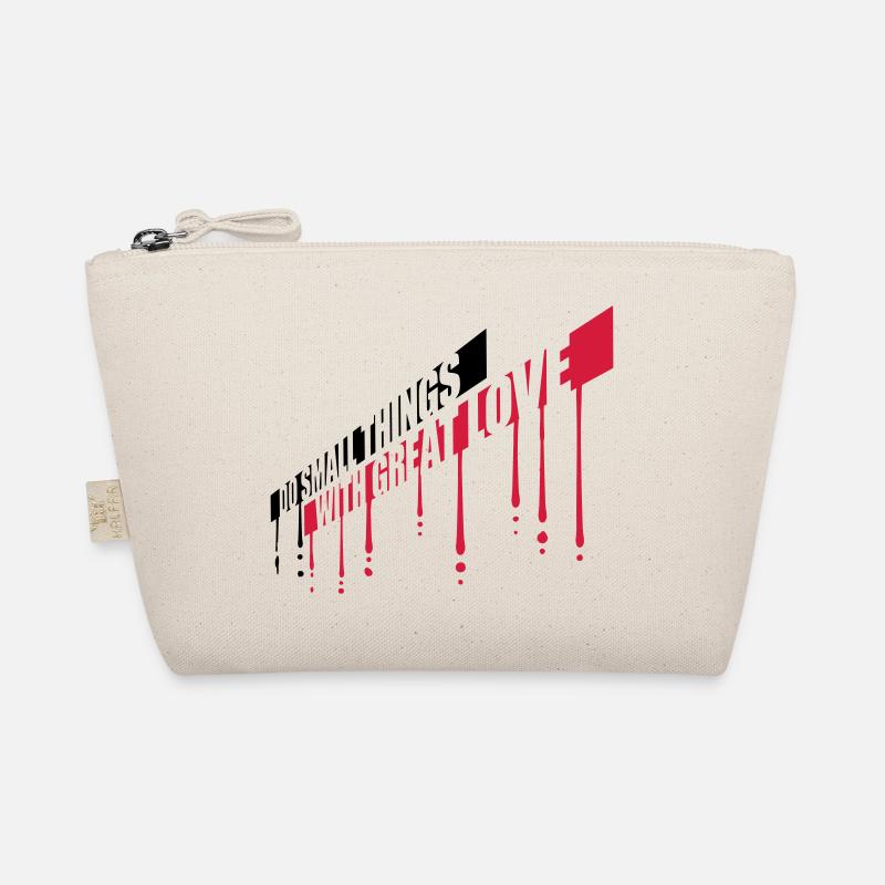 Zitat do small things Bio-Täschchen