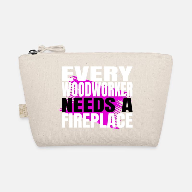 funny woodworking daddesign carpentry Organic Pouch