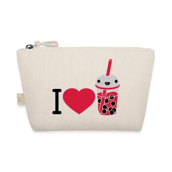 I Love Bubble Tea - Organic Pouch - nature - Front
