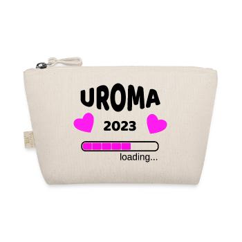 Uroma 2023 Schwangerschaf Urgroßmutter Idee - Bio-Täschchen - Natur - Vorne