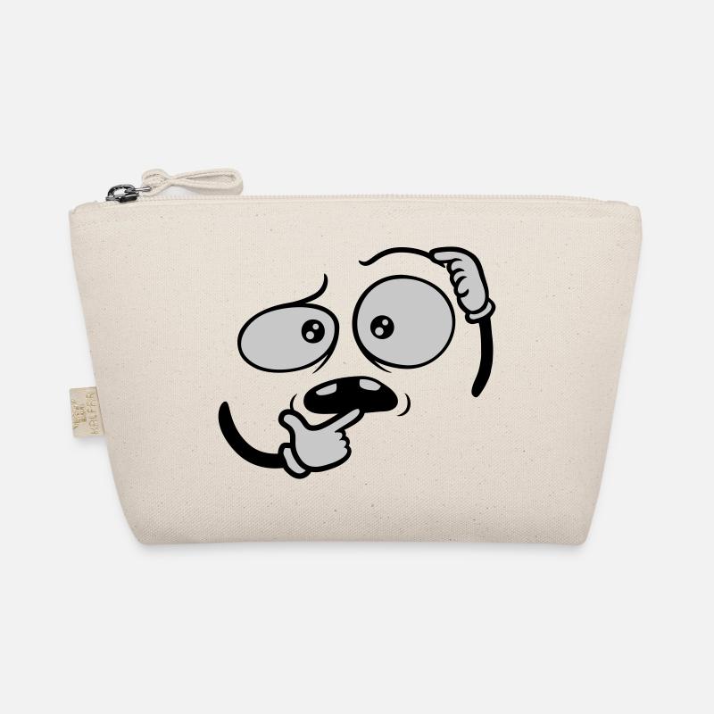 Hand Geste skeptisches Gesicht Bio-Täschchen